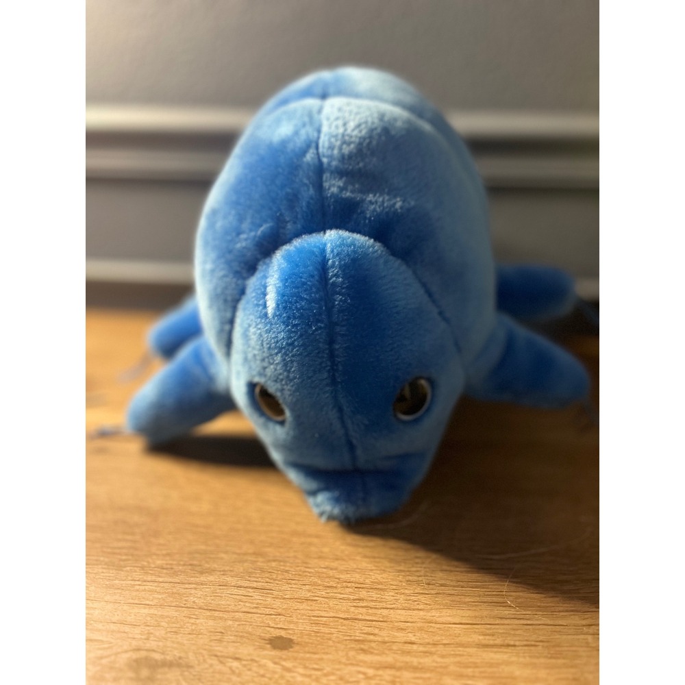 Giant Microbes Waterbear Tardigrade Blue Plush Stuffed Animal Toy Micro Organism